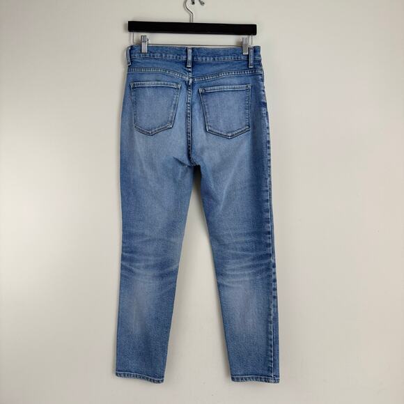 Mott And Bow Jeans Women's 28x28 Denim Mom Jean Distressed Needs Repair READ - Picture 2 of 10